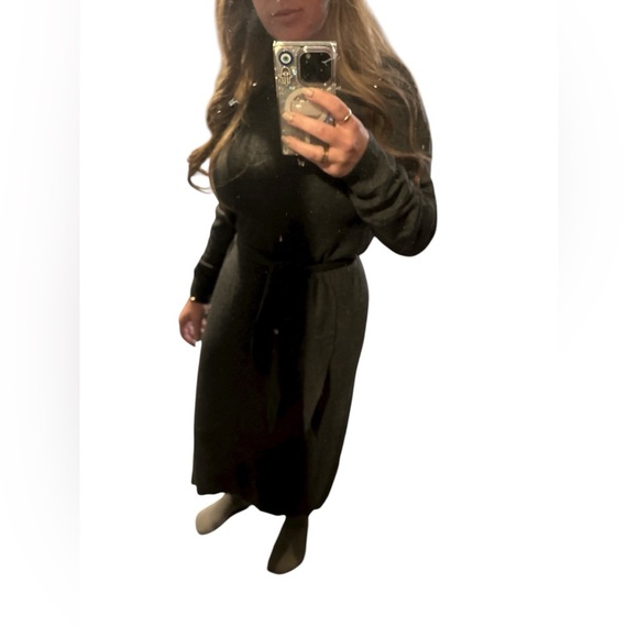 Heartloom Charcoal Long Sleeve Dress - Picture 3 of 4